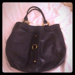 Leather tote